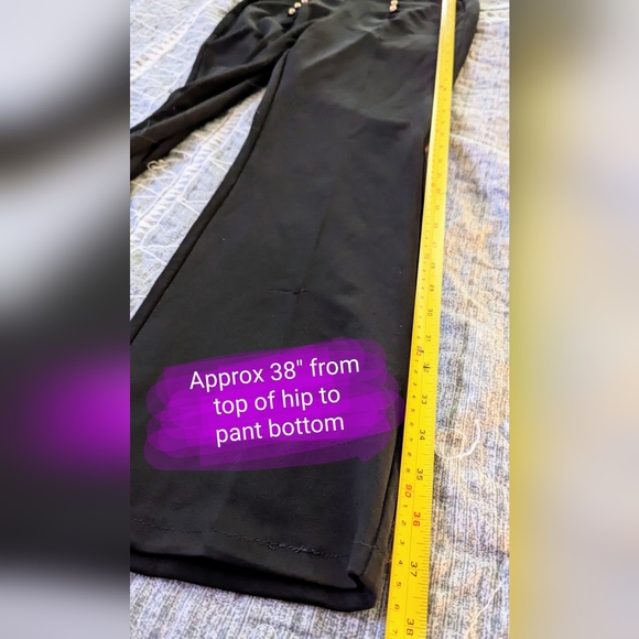 ONE5ONE brand, ladies small, black high waist dress pants, Good used condition - Picture 9 of 12